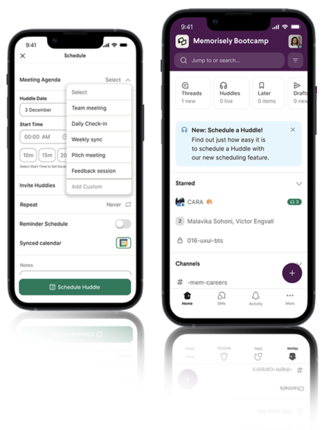 Home page screen image