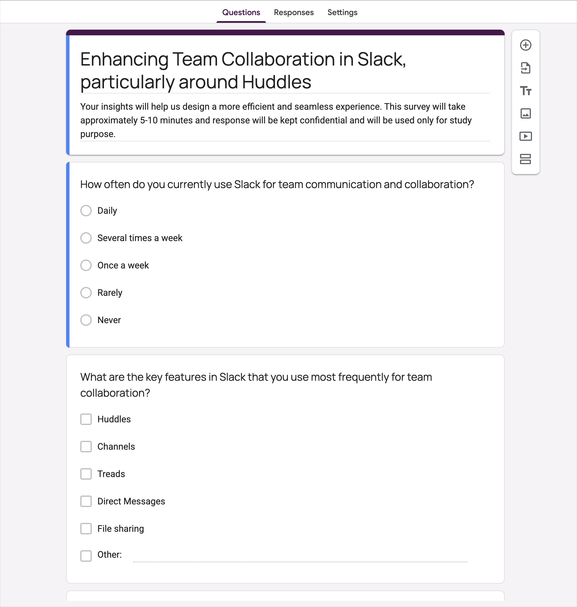 Huddles_quesionnaire